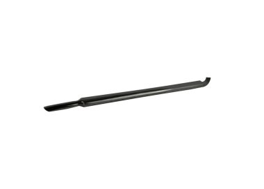 Beyaz arkaplanda izole edilmiş yakın plan manikür kazıyıcısı.