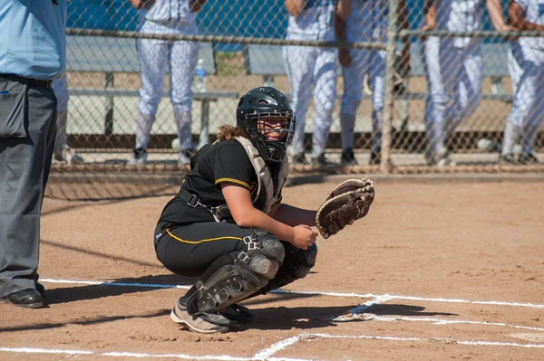 Çömelmiş ve bekliyorum