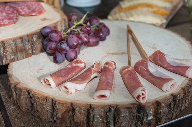 Sandviç etin lezzetli parti büfe.