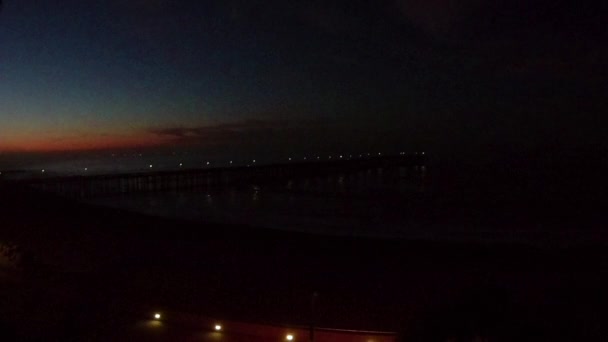 文图拉码头在清晨的阳光下 — 图库视频影像