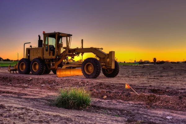Son yol Greyder şantiyede yaptı