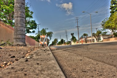 Şehir içinde yol inşaatı