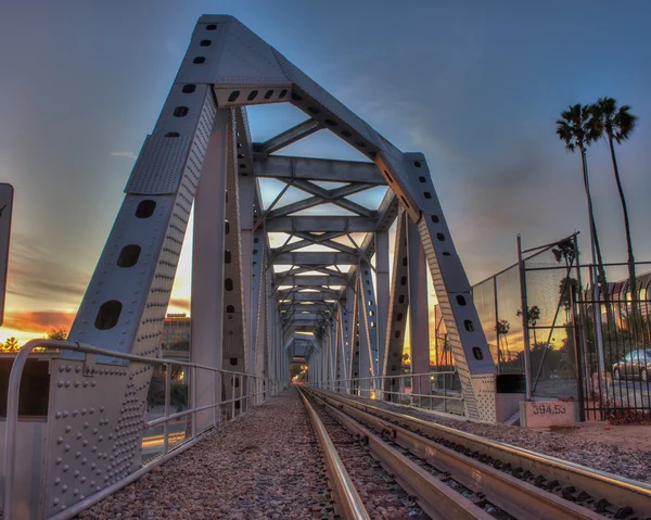 Puente de hierro de cerca —  Fotos de Stock