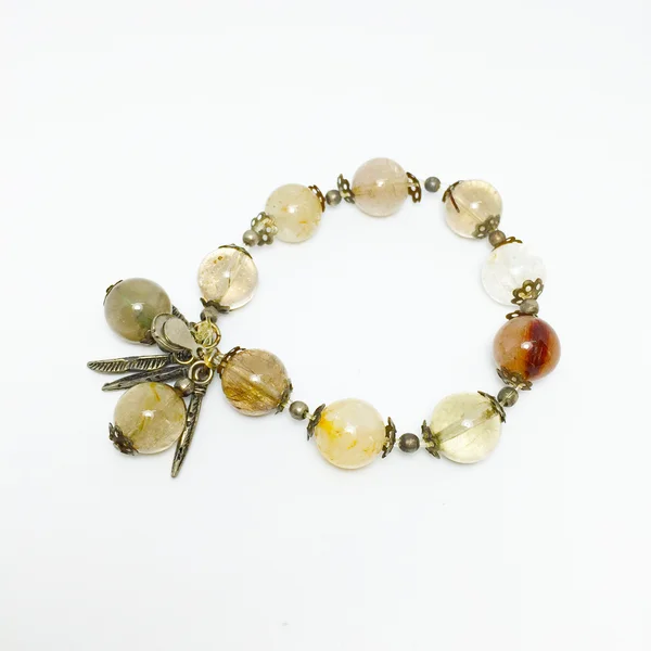 Lucky stone bracelet/ Lucky stone bracelet isolated