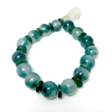 Yeşil değerli taş bilezik doğa sevimli takı 