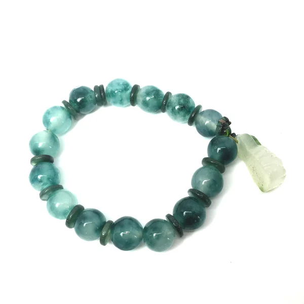 Green gemstone bracelet a cute jewelry from nature