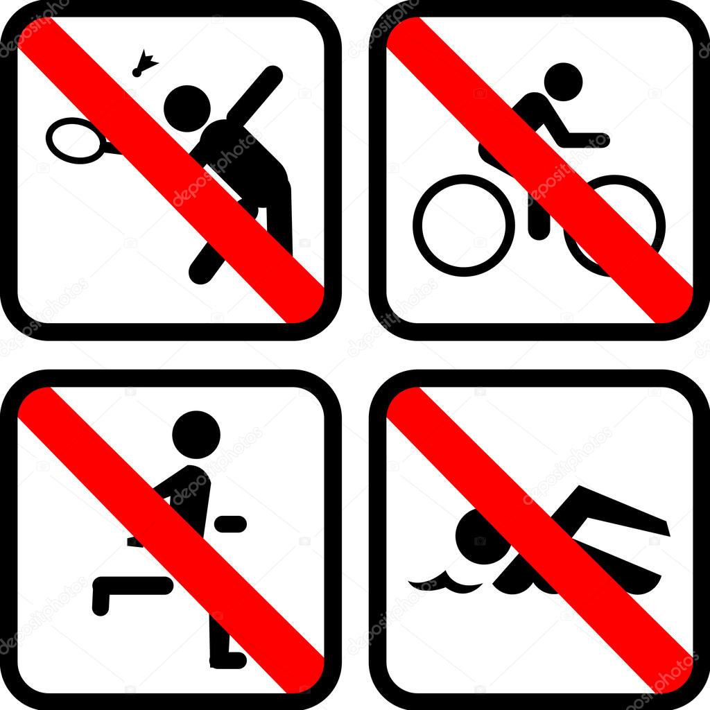 No stop Sport — Stock Vector © yayha 62311327