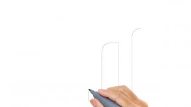 İş grafikleri finansal şemalar ve istatistiksel grafikler 4k Full HD ve HD video animasyon görüntülerinde mevcut simgeler.