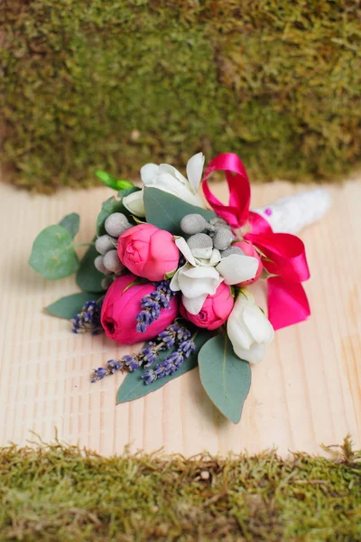 Beautiful wedding flower bouquet for bride — Stock Photo, Image