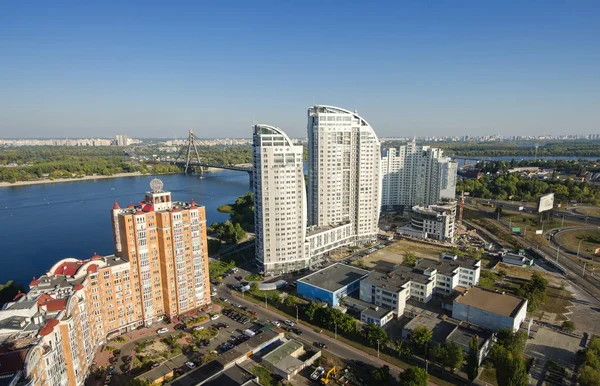 Obolon dagsvyn, Kiev, Ukraina — Stockfoto