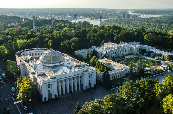 Verkhovna rada of Kiev. Administration building