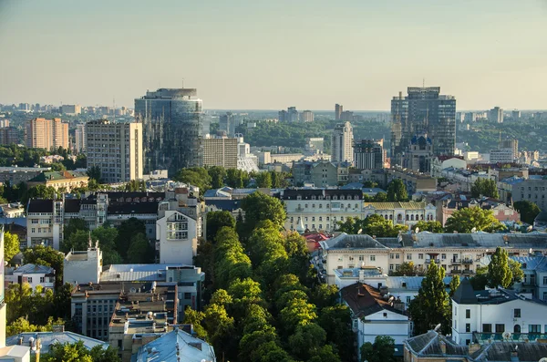 Kiev vista do dia da cidade, panorama Kiev, Ucrânia — Fotografia de Stock