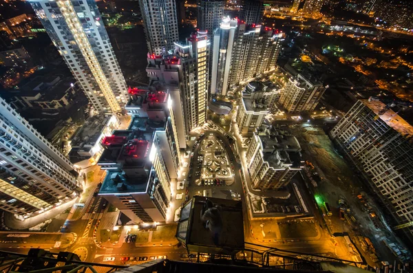 Budowa miasta Kijów, Ukraina — Zdjęcie stockowe