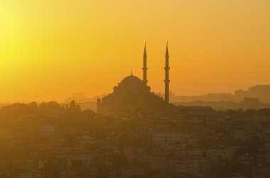 Cami siluet Istanbul