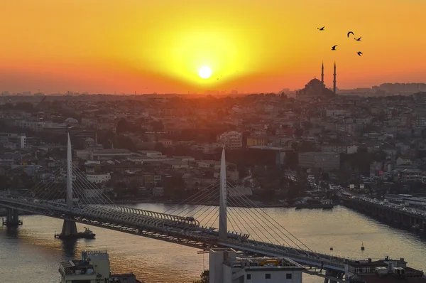 Tercer puente, puente del sultán Yavuz Selim — Foto de Stock