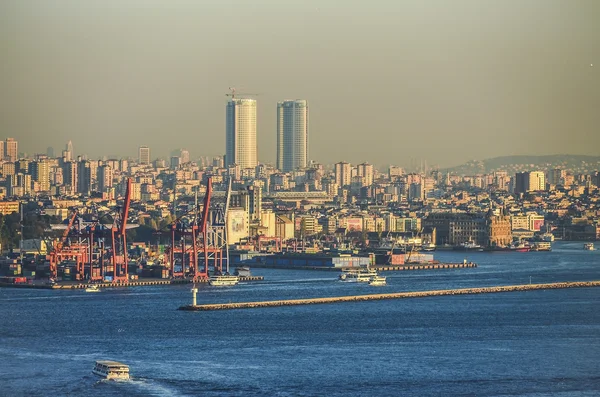 Puerto industrial, Estambul — Foto de Stock