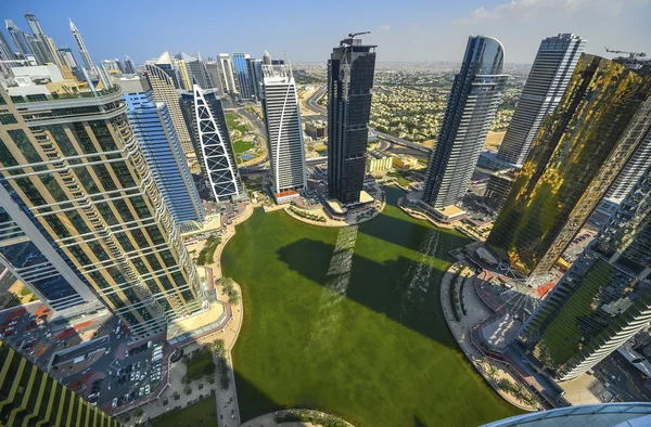 Дубай Марина панорамный вид — стоковое фото