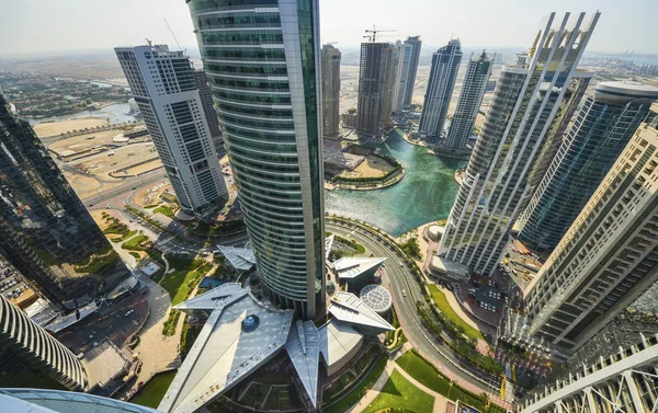 Dubai Marina panoramic view — Stock Photo, Image