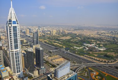 Şehir hava görünümünü dubai