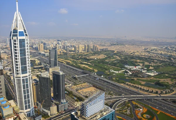 Αεροφωτογραφία του κέντρου του Ντουμπάι — Φωτογραφία Αρχείου