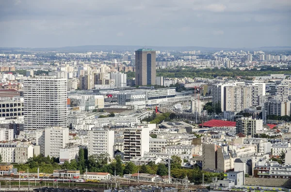 Flygfoto över Paris — Stockfoto