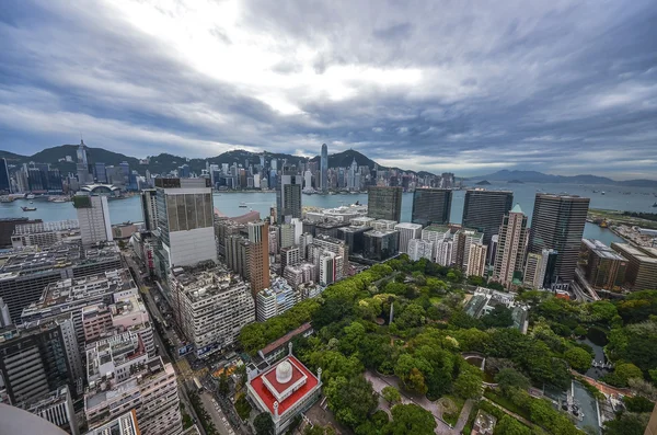 Hong kong hafen am tag — Stockfoto