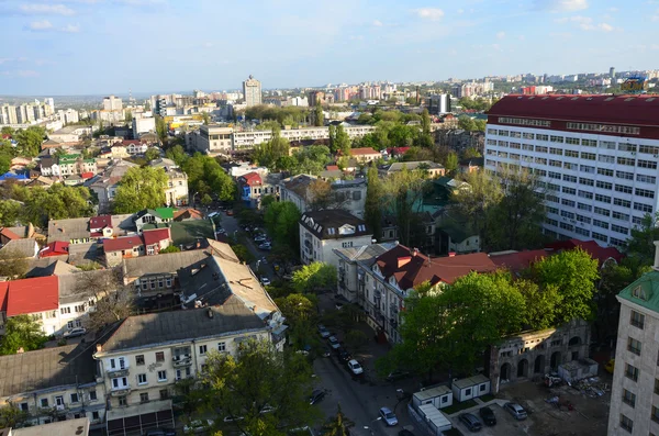Kišiněv, městem Moldavské republiky. Letecký pohled od central parku, od DRONY. Kišiněv je název města — Stock fotografie