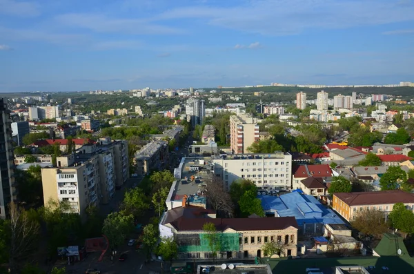 Kišiněv, městem Moldavské republiky. Letecký pohled od central parku, od DRONY. Kišiněv je název města — Stock fotografie