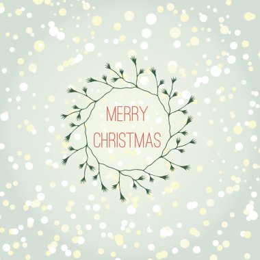 Noel kartı. Mutlu Noeller.