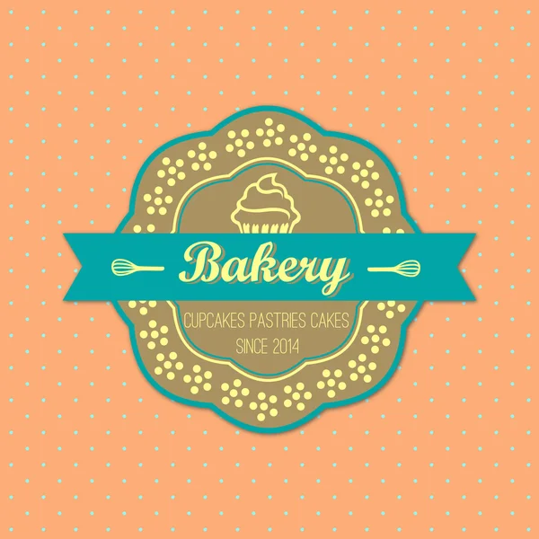 Bakery retro style label — Stock Vector