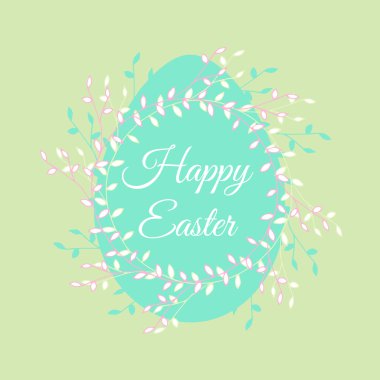 Paskalya yumurtası renkli resimde arka plan vektör