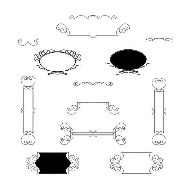 Набор векторных элементов старинной каллиграфии ручной работы. Полезно для свадебных приглашений, открыток и т.д.
.