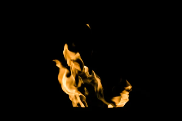 Fire on black — Stock Photo, Image