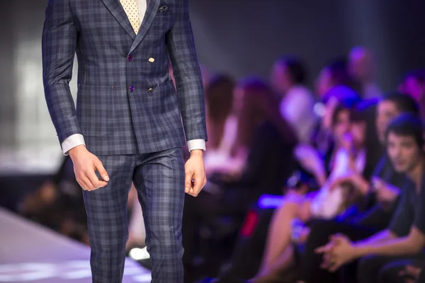 Sofia Fashion Week man in suit — Stock Photo, Image