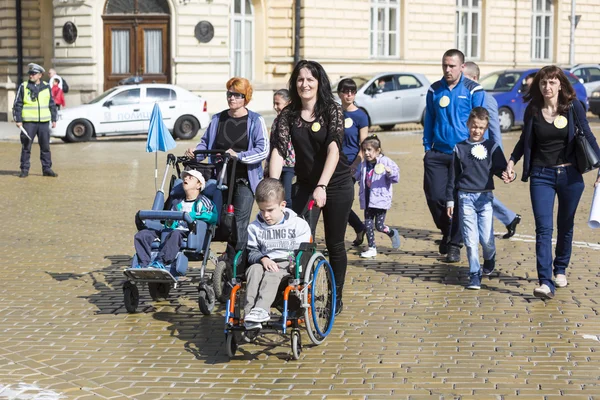 Physically and mentally disabled people — Stock Photo, Image