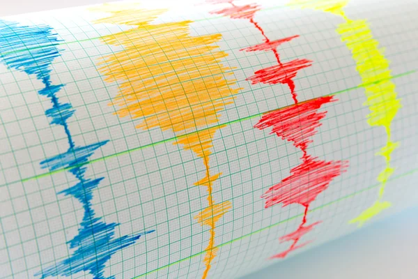 Seismological device sheet - Seismometer — Stock Photo, Image