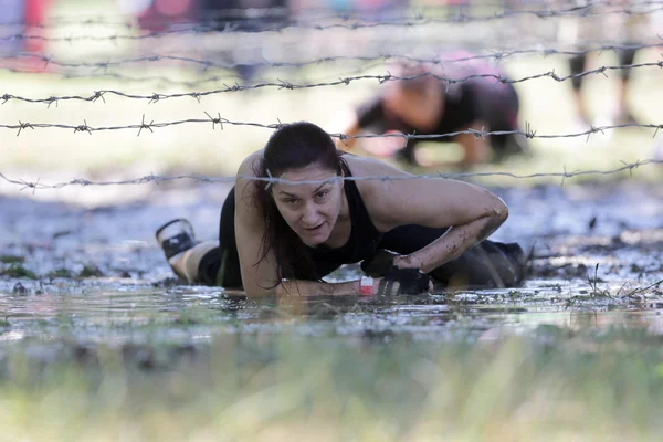 Extrem sport challenge ledningar — Stockfoto