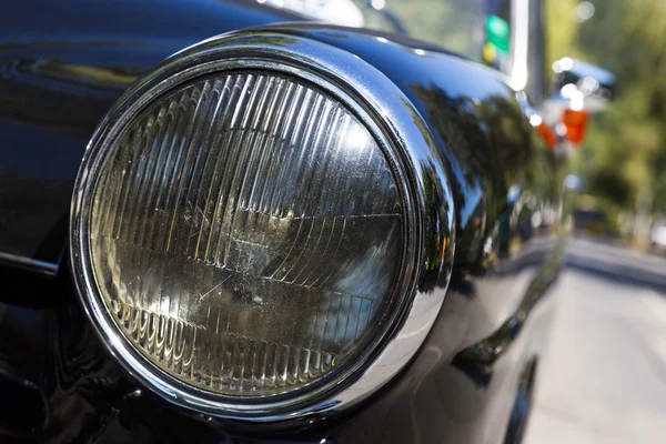 Retro car parade headlamp — Stock Photo, Image