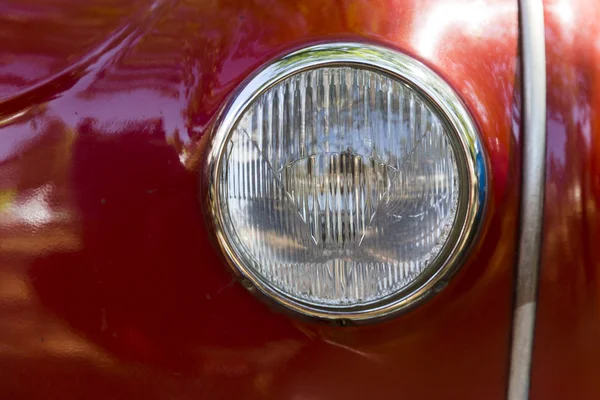 Retro car parade headlamp — Stock Photo, Image