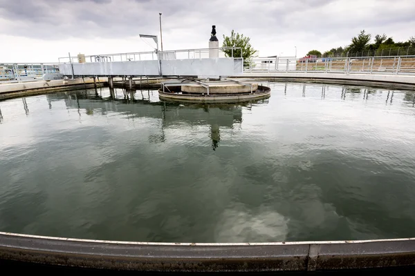 Wastewater treatment plant Water tank — Stock Photo, Image