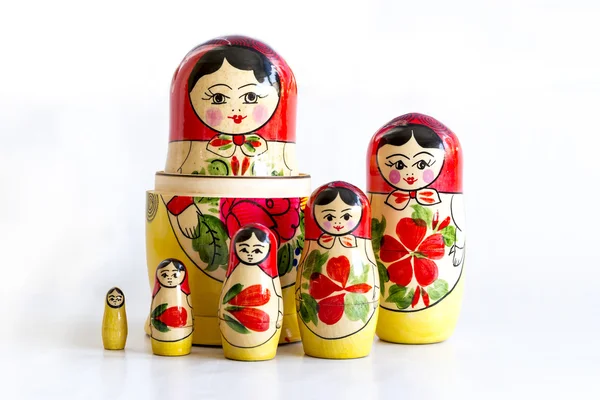 Traditionella ryska matryoshka dockor — Stockfoto