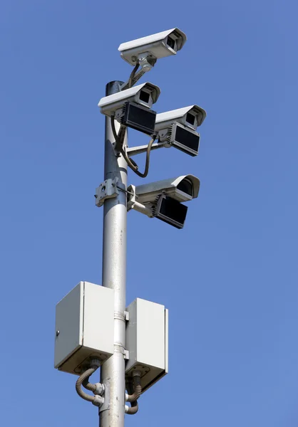 Security surveillance cameras isolated — Stock Photo, Image