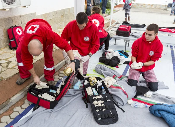 Bulgarian Red Cross Youth (BRCY) voluntary organization — Stock Photo, Image