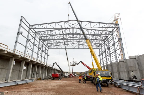 Construção de instalações residuais — Fotografia de Stock