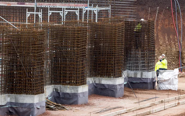 Construção de instalações residuais — Fotografia de Stock