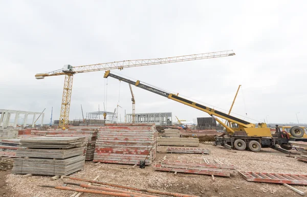 Baustelle Kläranlage — Stockfoto