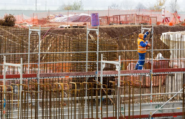 Construção de instalações residuais — Fotografia de Stock