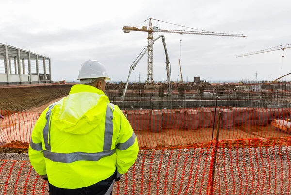 Baustelle Kläranlage — Stockfoto