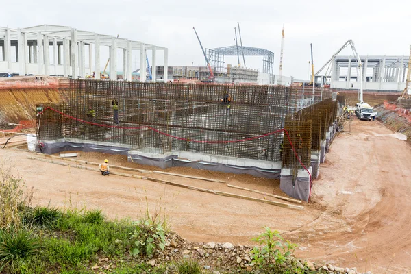 Construção de instalações residuais — Fotografia de Stock