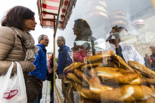 Tuzlu kraker Istanbul — Stok fotoğraf